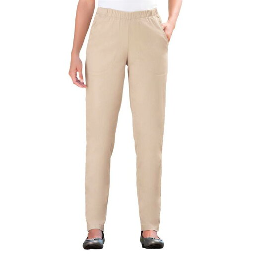 【送料無料】 ウーマン ウィズイン レディース デニムパンツ ボトムス Woman Within Women's Plus Size Straight Leg Fineline Jean Natural Khaki 【送料無料】 ウーマン ウィズイン レディース デニムパンツ ボトムス Woman Within Women's Plus Size Straight Leg Fineline Jean Natural Khaki