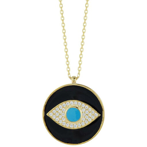 【送料無料】 Sunkissed Sterling レディース ネックレス・チョーカー・ペンダントトップ アクセサリー Sunkissed Sterling 14k Gold Over Silver Cubic Zirconia Evil Eye Pendant Necklace Gold Tone 【送料無料】 Sunkissed Sterling レディース ネックレス・チョーカー・ペンダントトップ アクセサリー Sunkissed Sterling 14k Gold Over Silver Cubic Zirconia Evil Eye Pendant Necklace Gold Tone