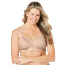 【送料無料】 コンフォート チョイス レディース ブラジャー アンダーウェア Comfort Choice Women's Plus Size Cotton W...