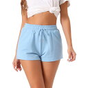 【送料無料】 cheibear レディース ナイトウェア アンダーウェア Womens Comfy Pajama Shorts Stretch Drawstri...