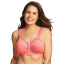 【送料無料】 コンフォート チョイス レディース ブラジャー アンダーウェア Comfort Choice Women's Plus Size Front Cl...