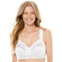 【送料無料】 コンフォート チョイス レディース ブラジャー アンダーウェア Comfort Choice Women's Plus Size Front Cl...