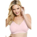 【送料無料】 コンフォート チョイス レディース ブラジャー アンダーウェア Comfort Choice Women's Plus Size Wireless...