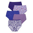 【送料無料】 コンフォート チョイス レディース パンツ アンダーウェア Comfort Choice Women's Plus Size Cotton Bri...