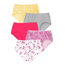 【送料無料】 コンフォート チョイス レディース パンツ アンダーウェア Comfort Choice Women's Plus Size Cotton Bri...