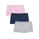 【送料無料】 コンフォート チョイス レディース パンツ アンダーウェア Comfort Choice Women's Plus Size Boy Short ...