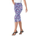 【送料無料】 ウーマン ウィズイン レディース カジュアルパンツ ボトムス Woman Within Women's Plus Size Petite Stre...