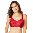 【送料無料】 コンフォート チョイス レディース ブラジャー アンダーウェア Comfort Choice Women's Plus Size Easy Enh...