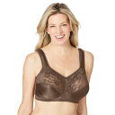 【送料無料】 コンフォート チョイス レディース ブラジャー アンダーウェア Comfort Choice Women's Plus Size Easy Enh...