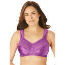 【送料無料】 コンフォート チョイス レディース ブラジャー アンダーウェア Comfort Choice Women's Plus Size Easy Enh...
