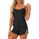 【送料無料】 cheibear レディース ナイトウェア アンダーウェア Womens Silky Satin Pajamas Sets Cami Shorts...