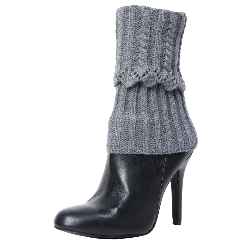 ̵ ⥤ ǥ   Donner Scalloped Rib Fold-Over Boot Topper...