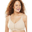 【送料無料】 コンフォート チョイス レディース ブラジャー アンダーウェア Comfort Choice Women's Plus Size Satin-tr...