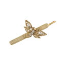 【送料無料】 1928 レディース ヘアアクセサリー アクセサリー 1928 Gold Tone Crystal Glass Stone Dragonfly B...