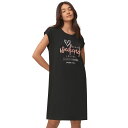 【送料無料】 Ellos レディース ナイトウェア アンダーウェア Ellos Women's Plus Size Cap Sleeve Sleep Shirt...
