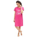 【送料無料】 Ellos レディース ナイトウェア アンダーウェア Ellos Women's Plus Size Cap Sleeve Sleep Shirt...