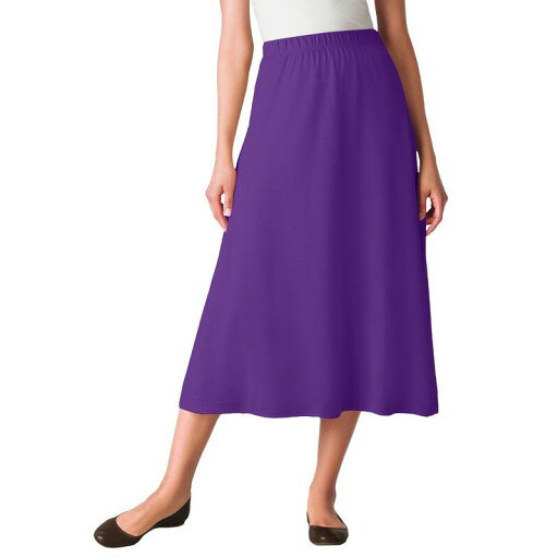 【送料無料】 ウーマン ウィズイン レディース スカート ボトムス Woman Within Women's Plus Size Petite 7-day Knit A-line Skirt Radiant Purple 【送料無料】 ウーマン ウィズイン レディース スカート ボトムス Woman Within Women's Plus Size Petite 7-day Knit A-line Skirt Radiant Purple