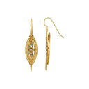【送料無料】 1928 レディース ピアス・イヤリング アクセサリー 1928 Gold Tone Crystal Drop Earrings White(4)