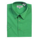 【送料無料】 ジョベルティ メンズ Tシャツ トップス Gioberti Men's Short Sleeve Solid Dress Shirt Green(4)