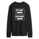 【送料無料】 ライセンス キャラクター メンズ Tシャツ トップス Men's My Way Highway Tee Black(4)