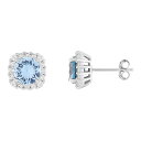【送料無料】 プリムローズ レディース ピアス・イヤリング アクセサリー PRIMROSE Sterling Silver Cubic Zirconia Halo Stud Earrings March