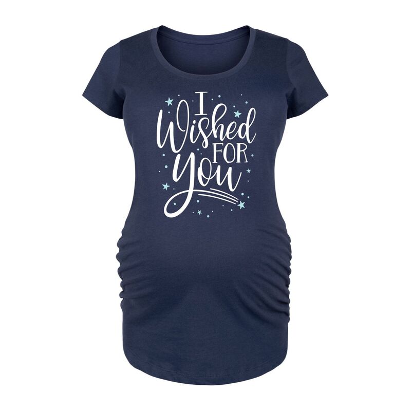 【送料無料】 ライセンス キャラクター レディース Tシャツ トップス Maternity I Wished For You Graphic Tee Blue