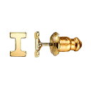 【送料無料】 1928 レディース ピアス・イヤリング アクセサリー 1928 14K Gold Dipped Initial Button Earrings I