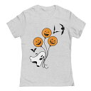 【送料無料】 アンブランデッド レディース Tシャツ トップス Junior's Ready To Be Spooky Halloween Graphic Tee Heather Gray