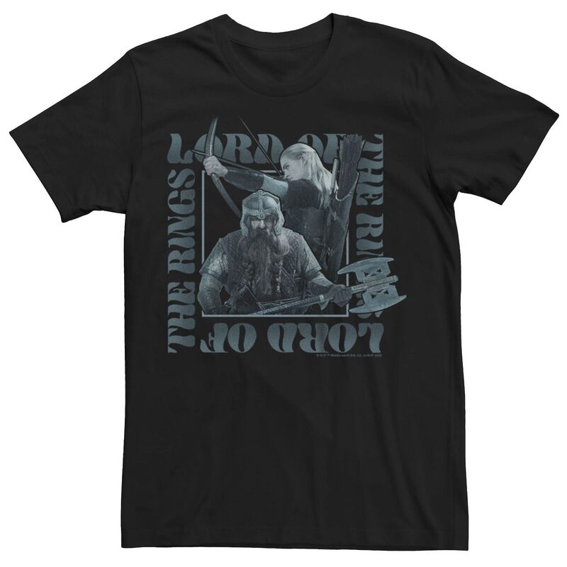 ReVida ŷԾŹ㤨̵֡ 饤 饯  T ȥåץ Men's The Lord Of The Rings Legolas And Gimli Graphic Tee BlackפβǤʤ6,480ߤˤʤޤ