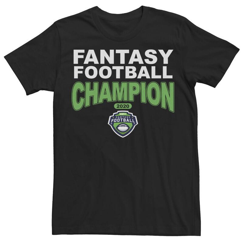 ReVida ŷԾŹ㤨̵֡ 饤 饯  T ȥåץ Men's ESPN Fantasy Football Champion Green Text Logo Tee BlackפβǤʤ6,480ߤˤʤޤ