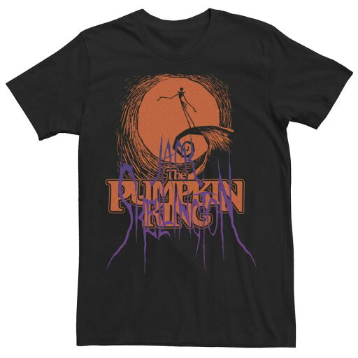 【送料無料】 ディズニー メンズ Tシャツ トップス Disney's The Nightmare Before Christmas Jack The Pumpking King Men's Graphic Tee Black 【送料無料】 ディズニー メンズ Tシャツ トップス Disney's The Nightmare Before Christmas Jack The Pumpking King Men's Graphic Tee Black