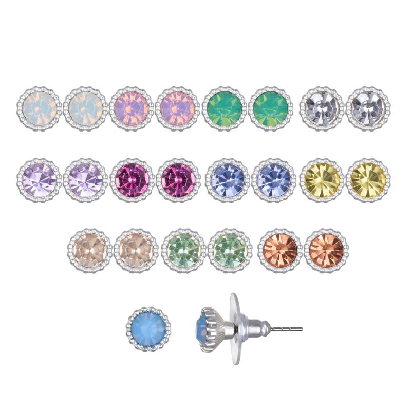 楽天ReVida 楽天市場店【送料無料】 LC Lauren Conrad レディース ピアス・イヤリング アクセサリー LC Lauren Conrad Simulated Crystal Stud Earring Set Multi