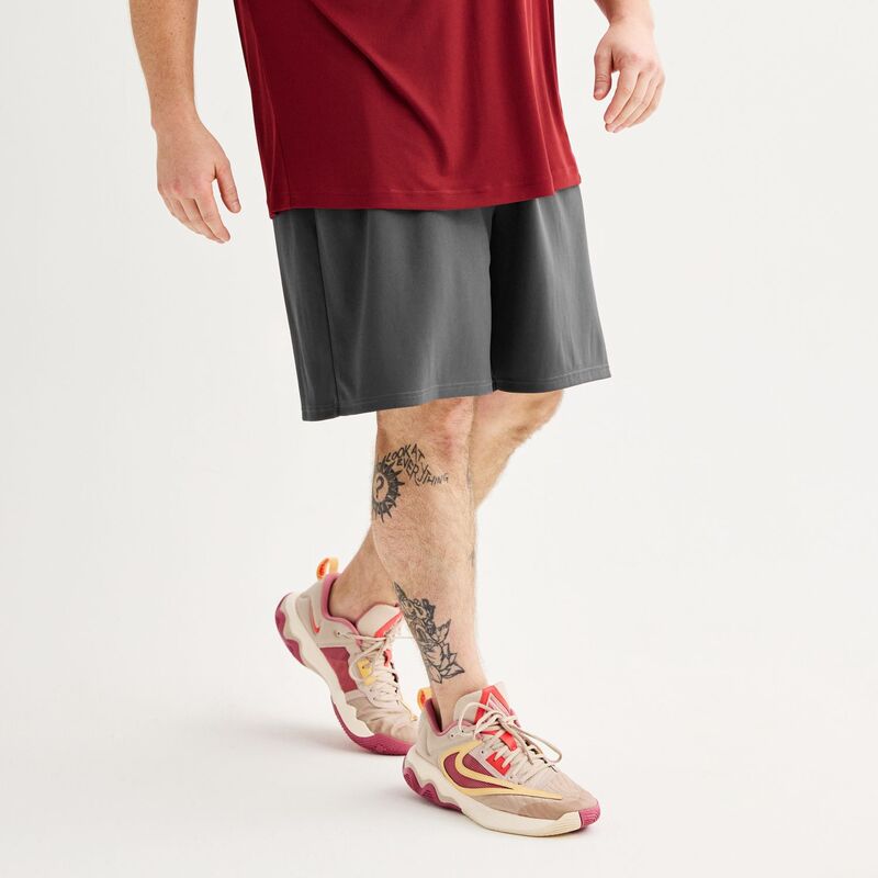 【送料無料】 Tek Gear メンズ ハーフパンツ・ショーツ ボトムス Big & Tall Tek GearR Mesh Shorts 9" Hawk Gray