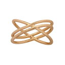 【送料無料】 LC Lauren Conrad レディース リング アクセサリー LC Lauren Conrad Nickel Free Triple Band Ring Gold Tone