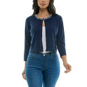 【送料無料】 ニナレオナルド レディース ニット・セーター アウター Women's Nina Leonard Pearl Detail Knit Bolero...