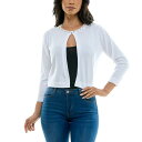 【送料無料】 ニナレオナルド レディース ニット・セーター アウター Women's Nina Leonard Pearl Detail Knit Bolero...