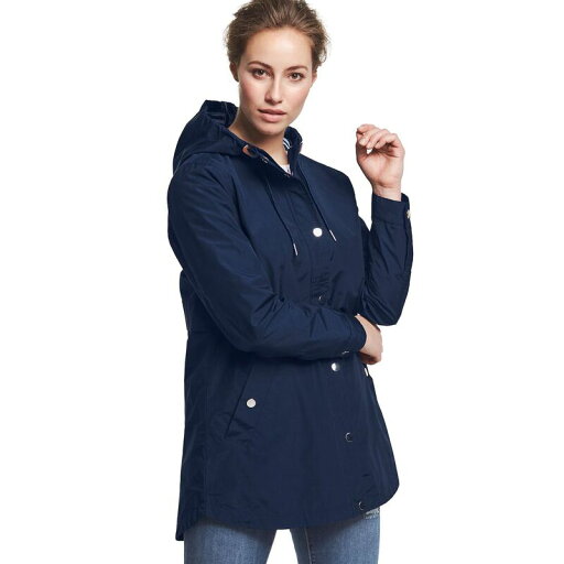 【送料無料】 Ellos レディース ジャケット・ブルゾン アウター Ellos Women's Plus Size Snap-front Hooded Raincoat Navy 【送料無料】 Ellos レディース ジャケット・ブルゾン アウター Ellos Women's Plus Size Snap-front Hooded Raincoat Navy