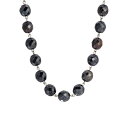 【送料無料】 1928 レディース ネックレス・チョーカー・ペンダントトップ アクセサリー 1928 Faceted Glass Bead Strand Nec...
