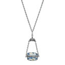 【送料無料】 1928 レディース ネックレス・チョーカー・ペンダントトップ アクセサリー 1928 Silver Tone Blue Cameo Spinne...
