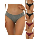 【送料無料】 アレグラ ケー レディース パンツ アンダーウェア 5 Packs Women's Underwear Mid Waisted Hipster P...