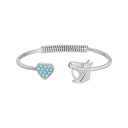 【送料無料】 1928 レディース ブレスレット・バングル・アンクレット アクセサリー 1928 Silver Tone Turquoise Crystal H...