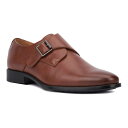 【送料無料】 エックスレイ メンズ オックスフォード シューズ Xray Riley Men's Monk Strap Dress Shoes Cognac