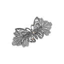 【送料無料】 1928 レディース ヘアアクセサリー アクセサリー 1928 Silver Tone and Crystal Butterfly Hair Ba...