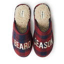 【送料無料】 ディアフォームズ メンズ サンダル シューズ Dearfoams Tyler Holiday Adult Scuff Slippers Beard...