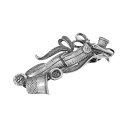 【送料無料】 1928 レディース ヘアアクセサリー アクセサリー 1928 Sewing Hair Barrette Gray