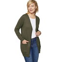 【送料無料】 Ellos レディース ニット・セーター アウター Ellos Women's Plus Size Boyfriend Cardigan Deep...