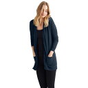 【送料無料】 Ellos レディース ニット・セーター アウター Ellos Women's Plus Size Boyfriend Cardigan Navy