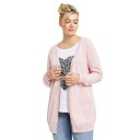 【送料無料】 Ellos レディース ニット・セーター アウター Ellos Women's Plus Size Boyfriend Cardigan Pink...