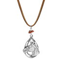 【送料無料】 1928 レディース ネックレス・チョーカー・ペンダントトップ アクセサリー 1928 Leather Cord Horse Head Necklace Brown