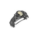 【送料無料】 1928 レディース ヘアアクセサリー アクセサリー 1928 Silver Tone Oval Black & White Cameo Pony...
